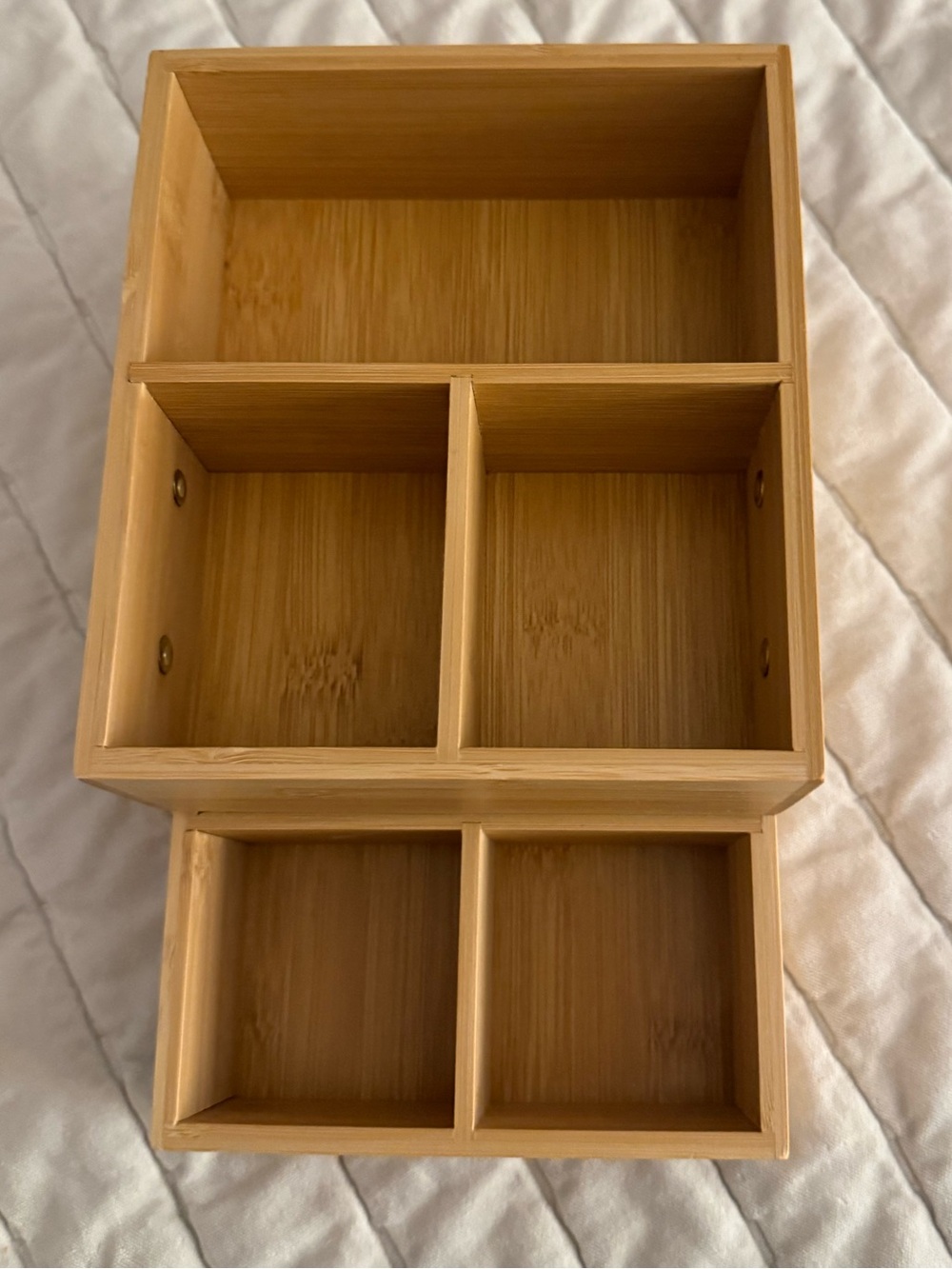 Threshold Bamboo Jewelry Organizer - Natural Tan